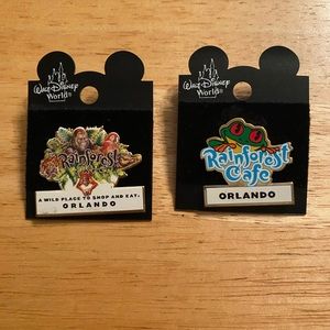 Rain forest cafe pins from Orlando